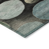 Addison Chantille ACN2062 Geometric Machine Made Transitional Black Rug