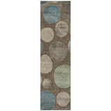 Addison Chantille ACN2062 Geometric Machine Made Transitional Chocolate Rug