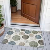 Addison Chantille ACN2062 Geometric Machine Made Transitional Ivory Rug