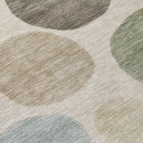 Addison Chantille ACN2062 Geometric Machine Made Transitional Khaki Rug