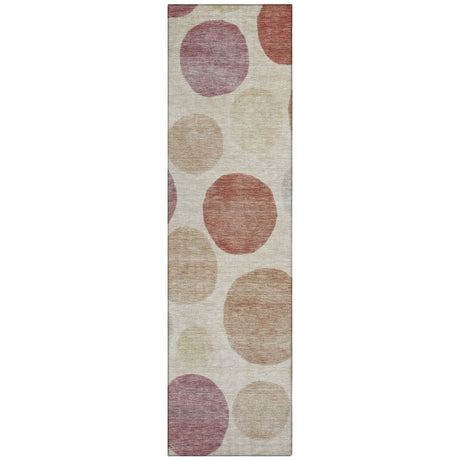 Addison Chantille ACN2062 Geometric Machine Made Transitional Salmon Rug