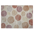 Addison Chantille ACN2062 Geometric Machine Made Transitional Salmon Rug