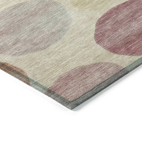 Addison Chantille ACN2062 Geometric Machine Made Transitional Salmon Rug