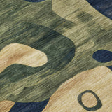 Addison Chantille ACN2063 Abstract Machine Made Transitional Navy Rug