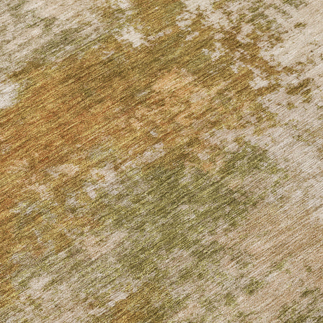 Addison Chantille ACN2064 Abstract Machine Made Transitional Copper Rug
