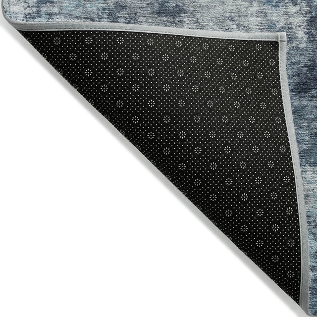 Addison Chantille ACN2065 Abstract Machine Made Transitional Blue Rug