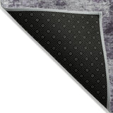 Addison Chantille ACN2065 Abstract Machine Made Transitional Purple Rug