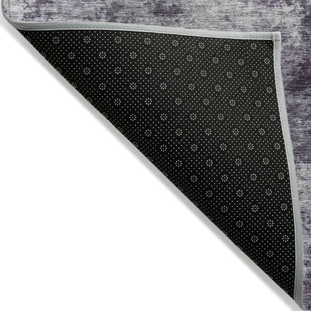 Addison Chantille ACN2065 Abstract Machine Made Transitional Purple Rug