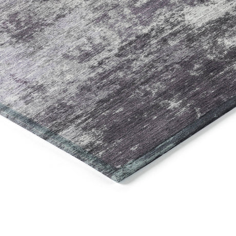 Addison Chantille ACN2065 Abstract Machine Made Transitional Purple Rug