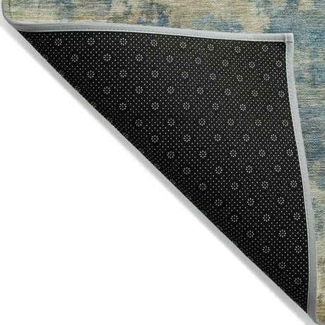 Addison Chantille ACN2066 Abstract Machine Made Transitional Blue Rug