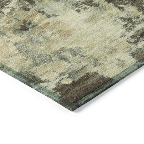 Addison Chantille ACN2066 Abstract Machine Made Transitional Brown Rug
