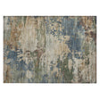 Addison Chantille ACN2067 Abstract Machine Made Transitional Blue Rug