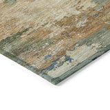 Addison Chantille ACN2067 Abstract Machine Made Transitional Blue Rug