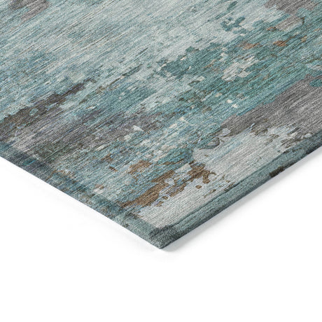 Addison Chantille ACN2067 Abstract Machine Made Transitional Brown Rug