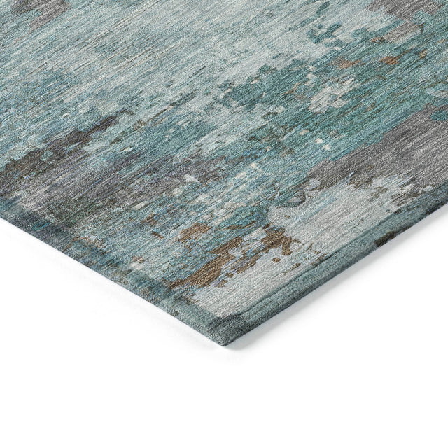 Addison Chantille ACN2067 Abstract Machine Made Transitional Brown Rug