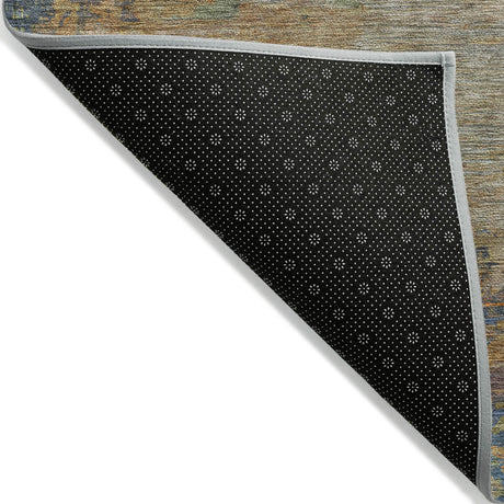 Addison Chantille ACN2067 Abstract Machine Made Transitional Denim Rug
