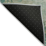 Addison Chantille ACN2067 Abstract Machine Made Transitional Teal Rug