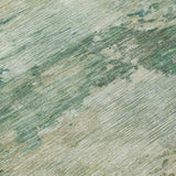 Addison Chantille ACN2067 Abstract Machine Made Transitional Teal Rug