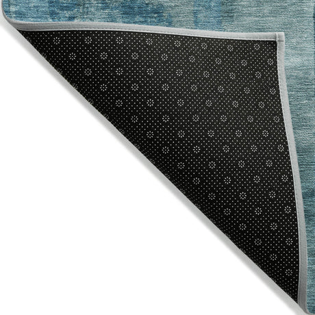 Addison Chantille ACN2069 Abstract Machine Made Transitional Blue Rug