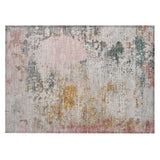 Addison Chantille ACN2070 Abstract Machine Made Transitional Pink Rug