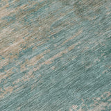 Addison Chantille ACN2071 Abstract Machine Made Transitional Aqua Rug