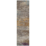 Addison Chantille ACN2071 Abstract Machine Made Transitional Brown Rug