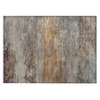 Addison Chantille ACN2071 Abstract Machine Made Transitional Brown Rug