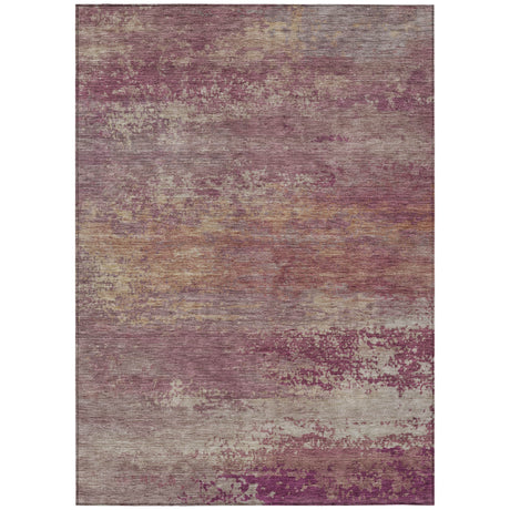 Addison Chantille ACN2071 Abstract Machine Made Transitional Merlot Rug