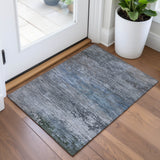 Addison Chantille ACN2071 Abstract Machine Made Transitional Pewter Rug