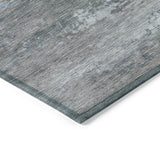 Addison Chantille ACN2071 Abstract Machine Made Transitional Pewter Rug