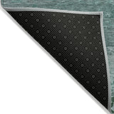Addison Chantille ACN2071 Abstract Machine Made Transitional Teal Rug