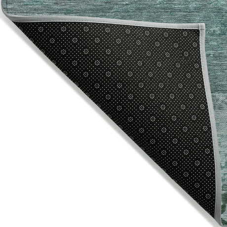Addison Chantille ACN2071 Abstract Machine Made Transitional Teal Rug