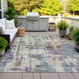 Addison Chantille ACN2072 Abstract Machine Made Transitional Linen Rug