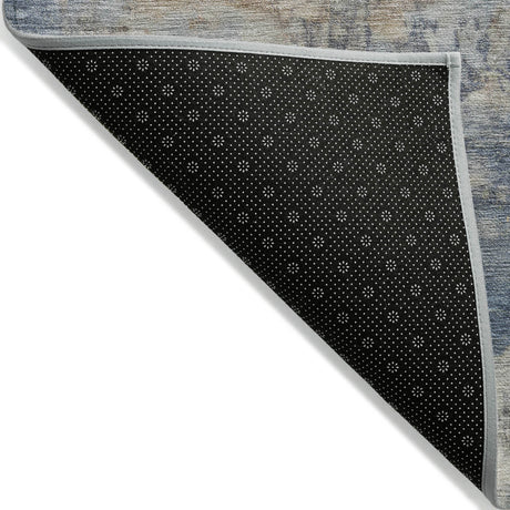 Addison Chantille ACN2073 Abstract Machine Made Transitional Denim Rug