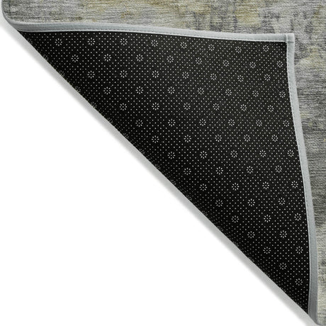 Addison Chantille ACN2073 Abstract Machine Made Transitional Pewter Rug