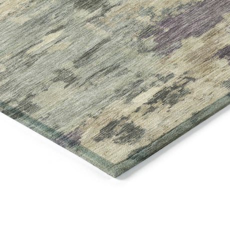 Addison Chantille ACN2074 Abstract Machine Made Transitional Sage Rug