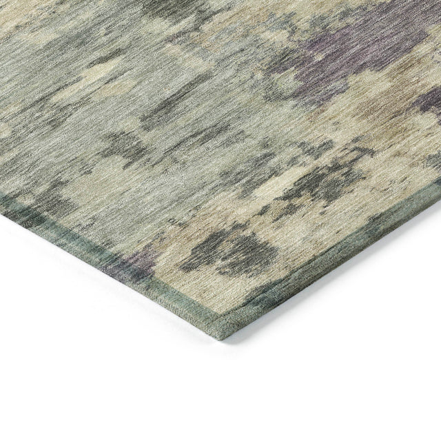 Addison Chantille ACN2074 Abstract Machine Made Transitional Sage Rug