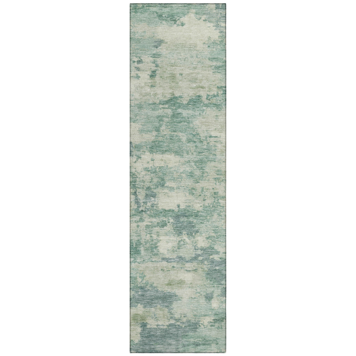Addison Chantille ACN2074 Abstract Machine Made Transitional Teal Rug