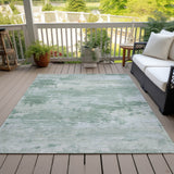 Addison Chantille ACN2075 Abstract Machine Made Transitional Mint Rug