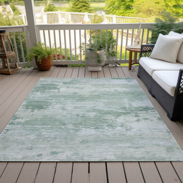 Addison Chantille ACN2075 Abstract Machine Made Transitional Mint Rug