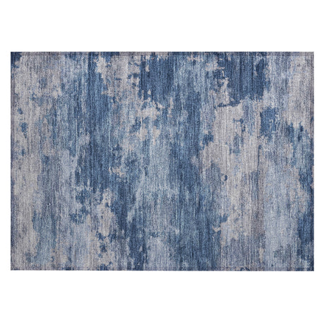 Addison Chantille ACN2075 Abstract Machine Made Transitional Navy Rug