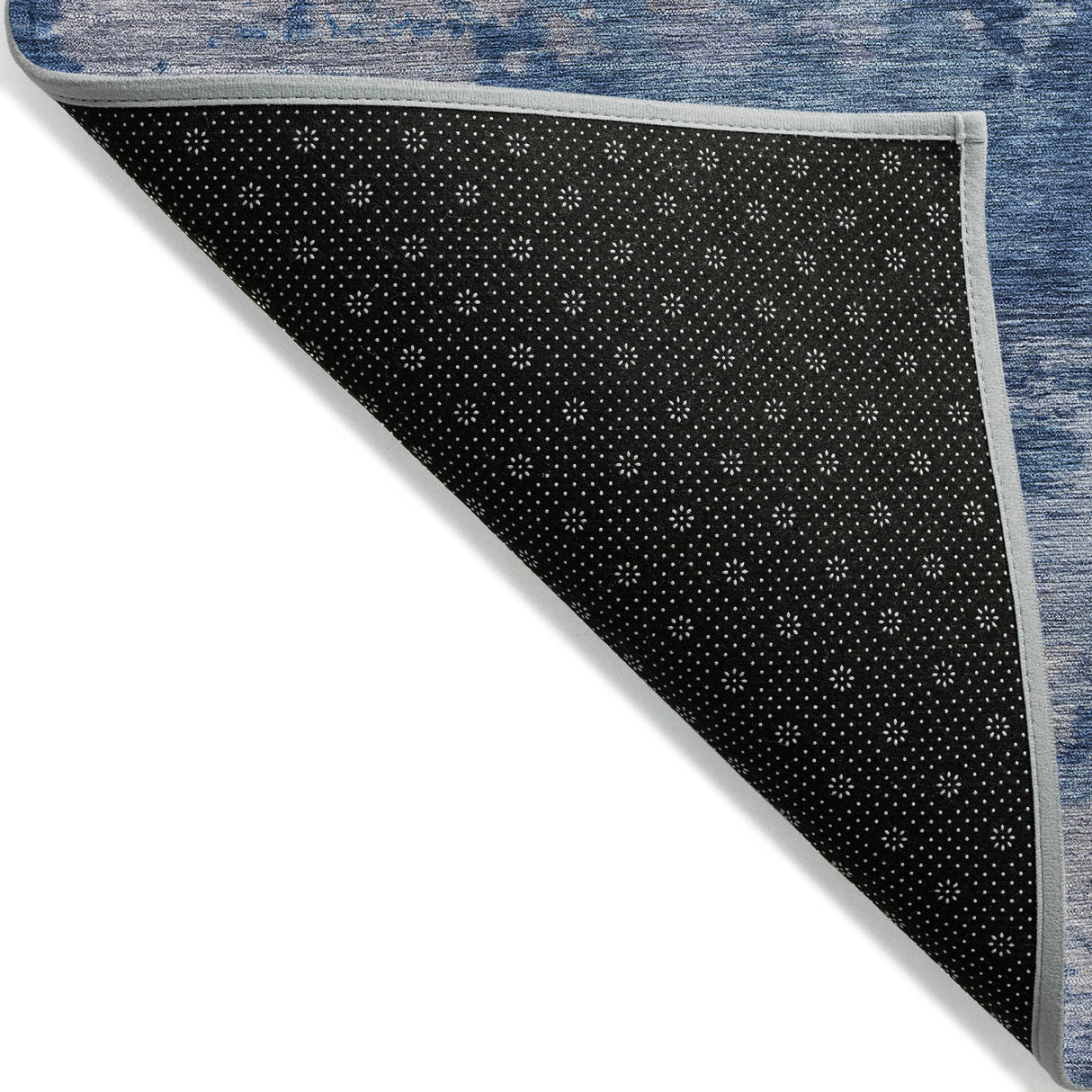 Addison Chantille ACN2075 Abstract Machine Made Transitional Navy Rug