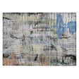 Addison Chantille ACN2076 Abstract Machine Made Transitional Blue Rug