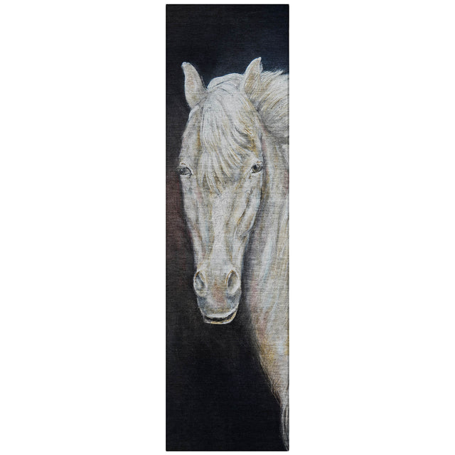 Addison Chantille ACN2080 Animal Machine Made Transitional Ivory Rug
