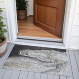 Addison Chantille ACN2080 Animal Machine Made Transitional Ivory Rug