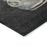 Addison Chantille ACN2080 Animal Machine Made Transitional Ivory Rug