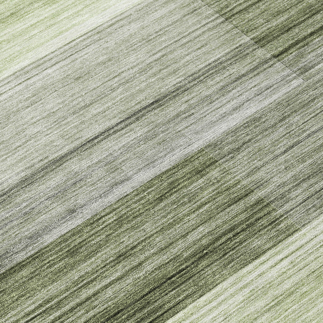 Addison Chantille ACN2082 Stripes Machine Made Transitional Green Rug