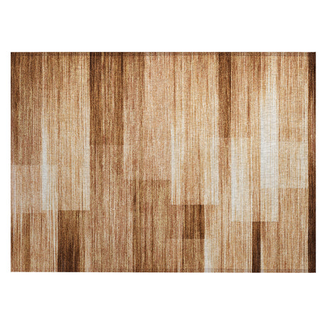 Addison Chantille ACN2082 Stripes Machine Made Transitional Paprika Rug