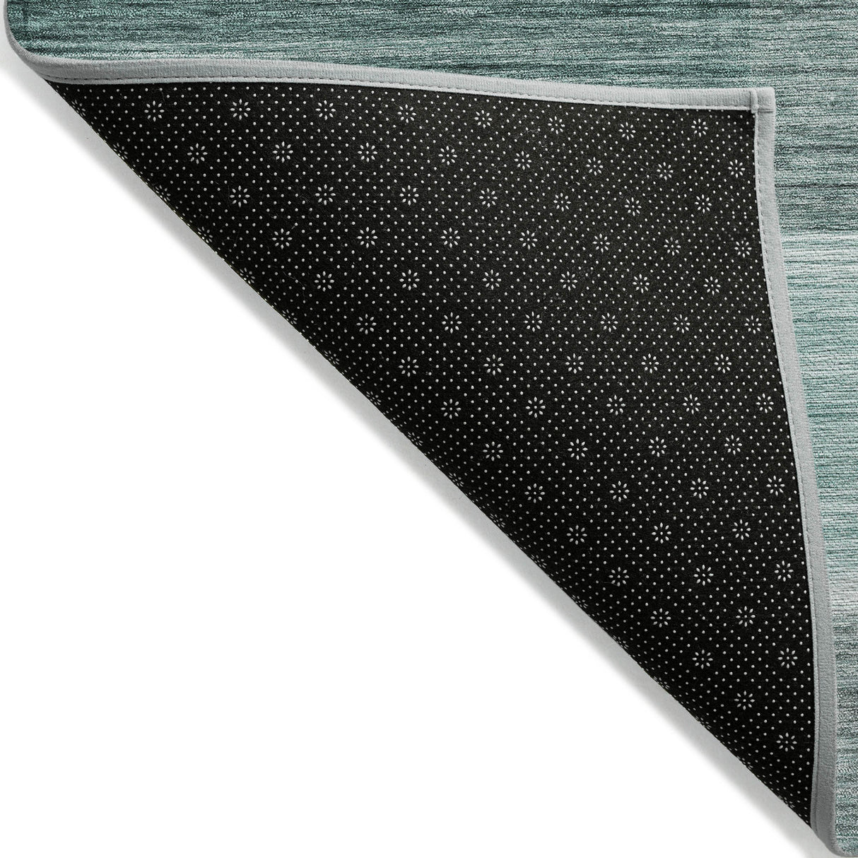 Addison Chantille ACN2082 Stripes Machine Made Transitional Teal Rug