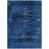 Addison Chantille ACN2083 Floral Machine Made Transitional Blue Rug